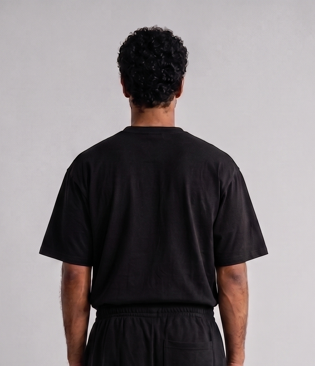 Horus Tee - Black - Cropped Boxy Fit