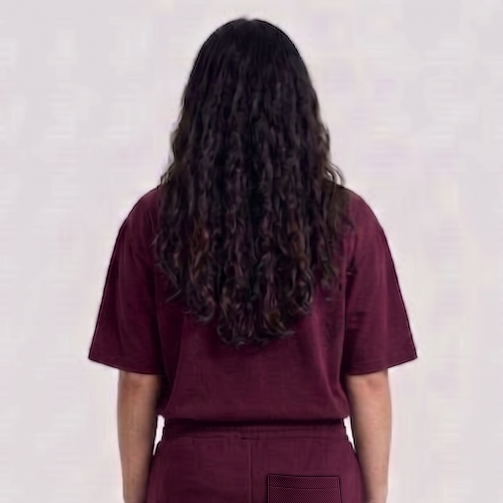 Horus Tee-Burgundy -Boxy Fit