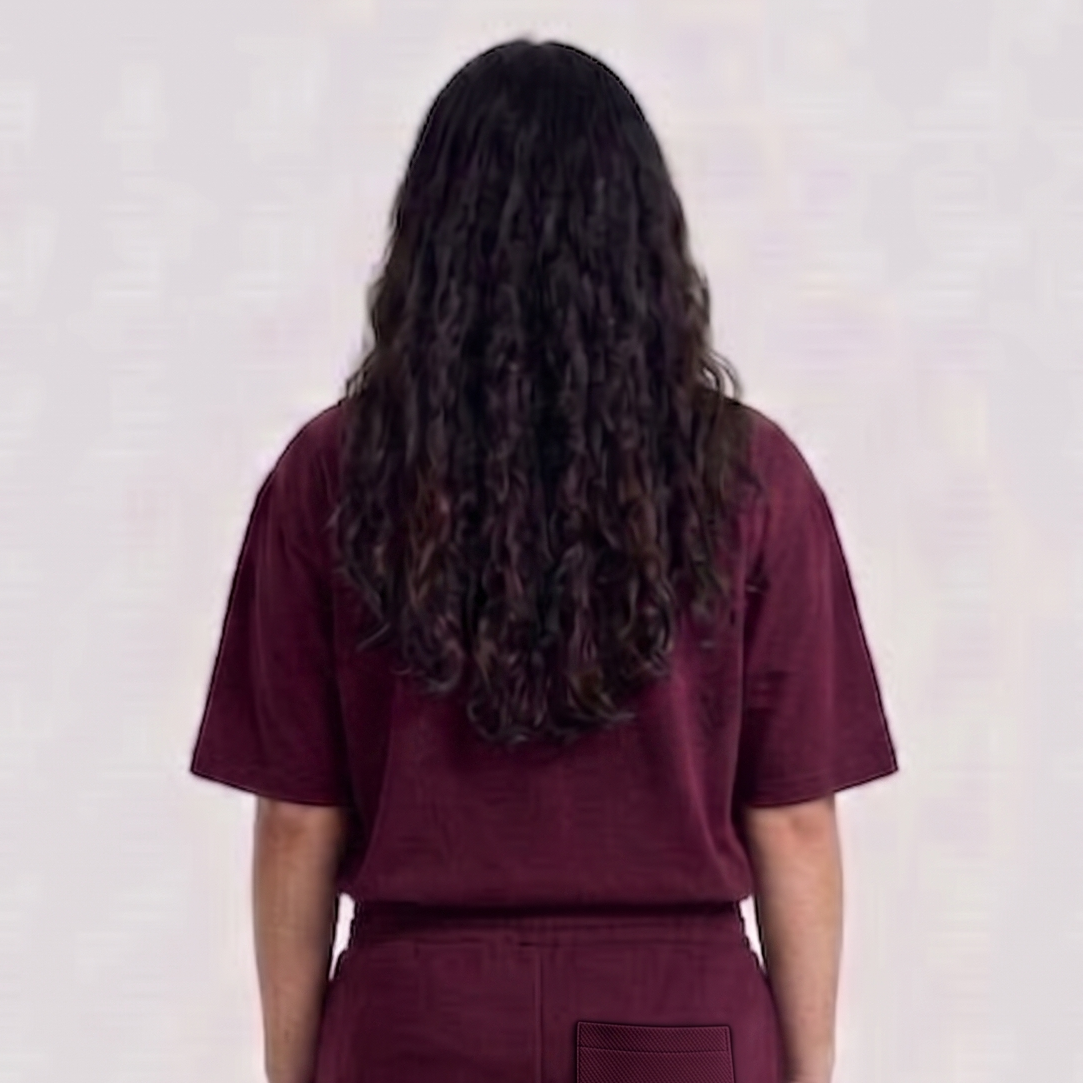 Horus Tee-Burgundy -Boxy Fit