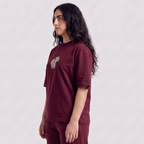 Horus Tee-Burgundy -Boxy Fit