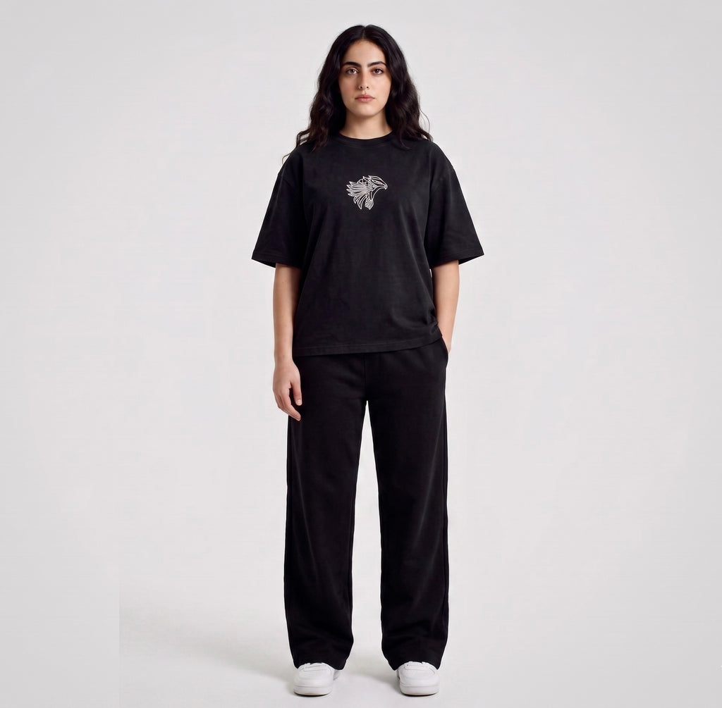Horus Suit - Black - Boxy Cropped Fit