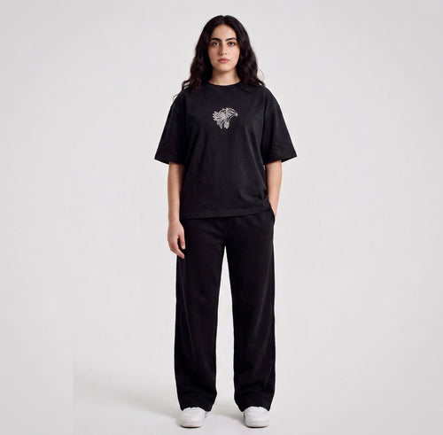 Horus Suit - Black - Boxy Cropped Fit