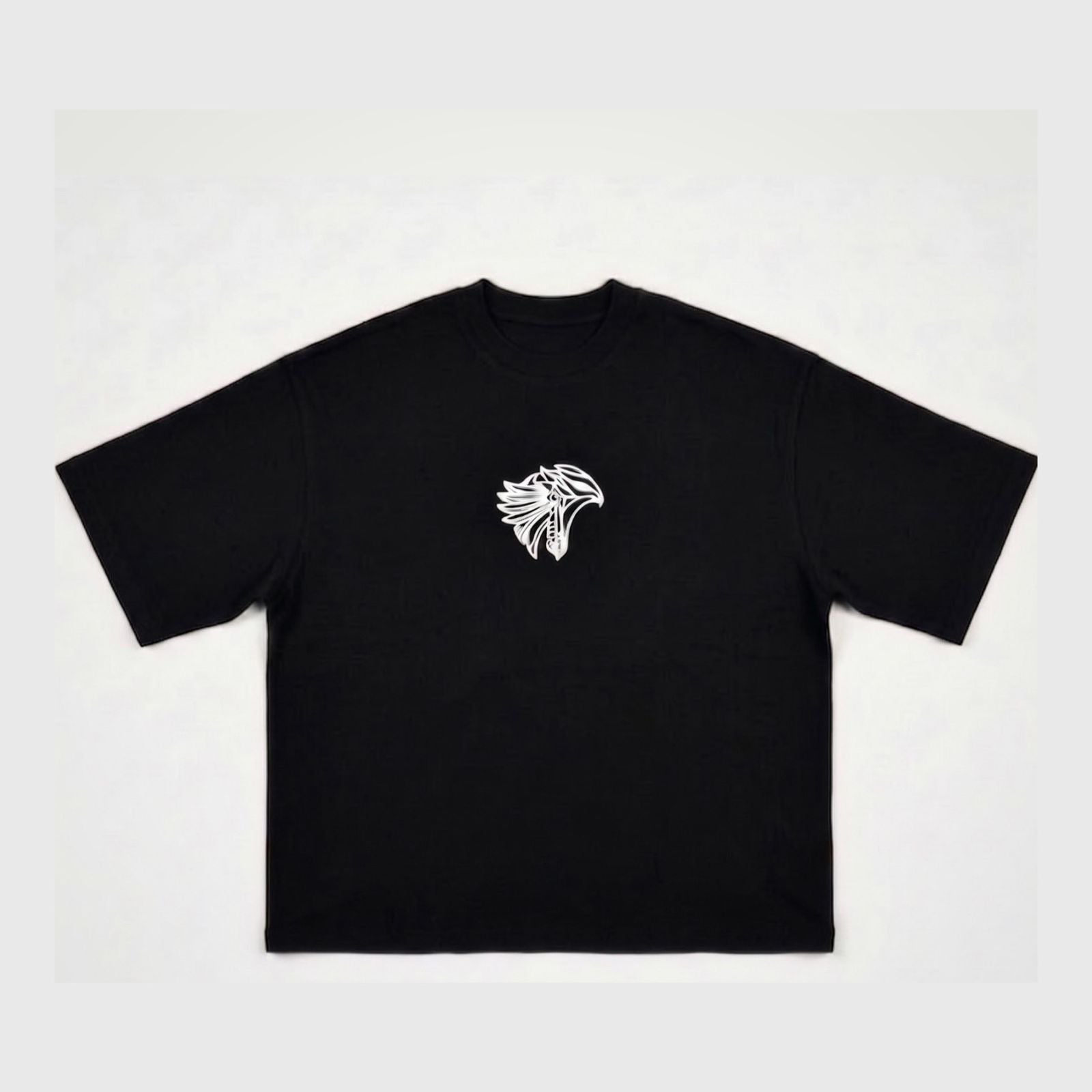 Horus Tee - Black - Cropped Boxy Fit