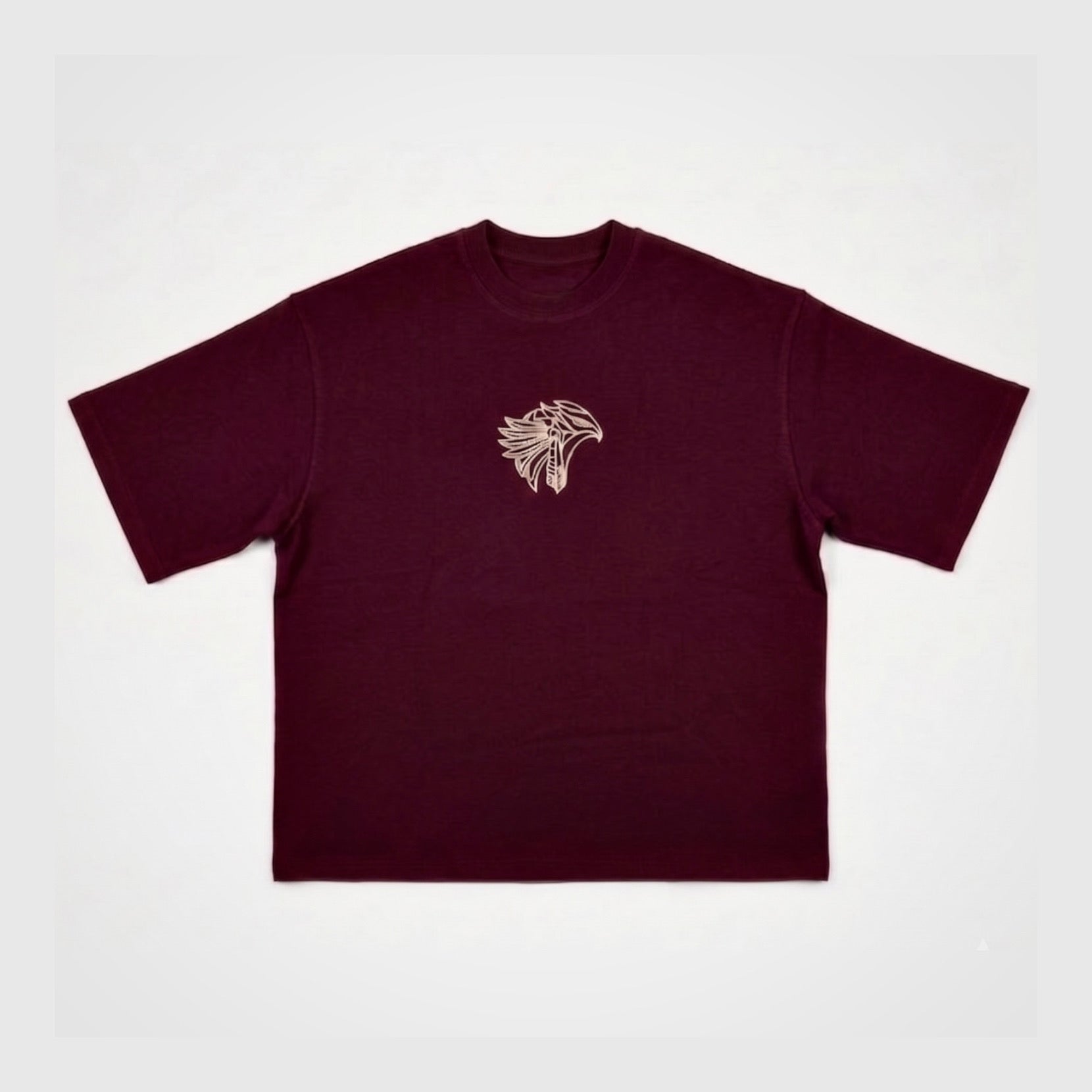 Horus Tee-Burgundy -Boxy Fit