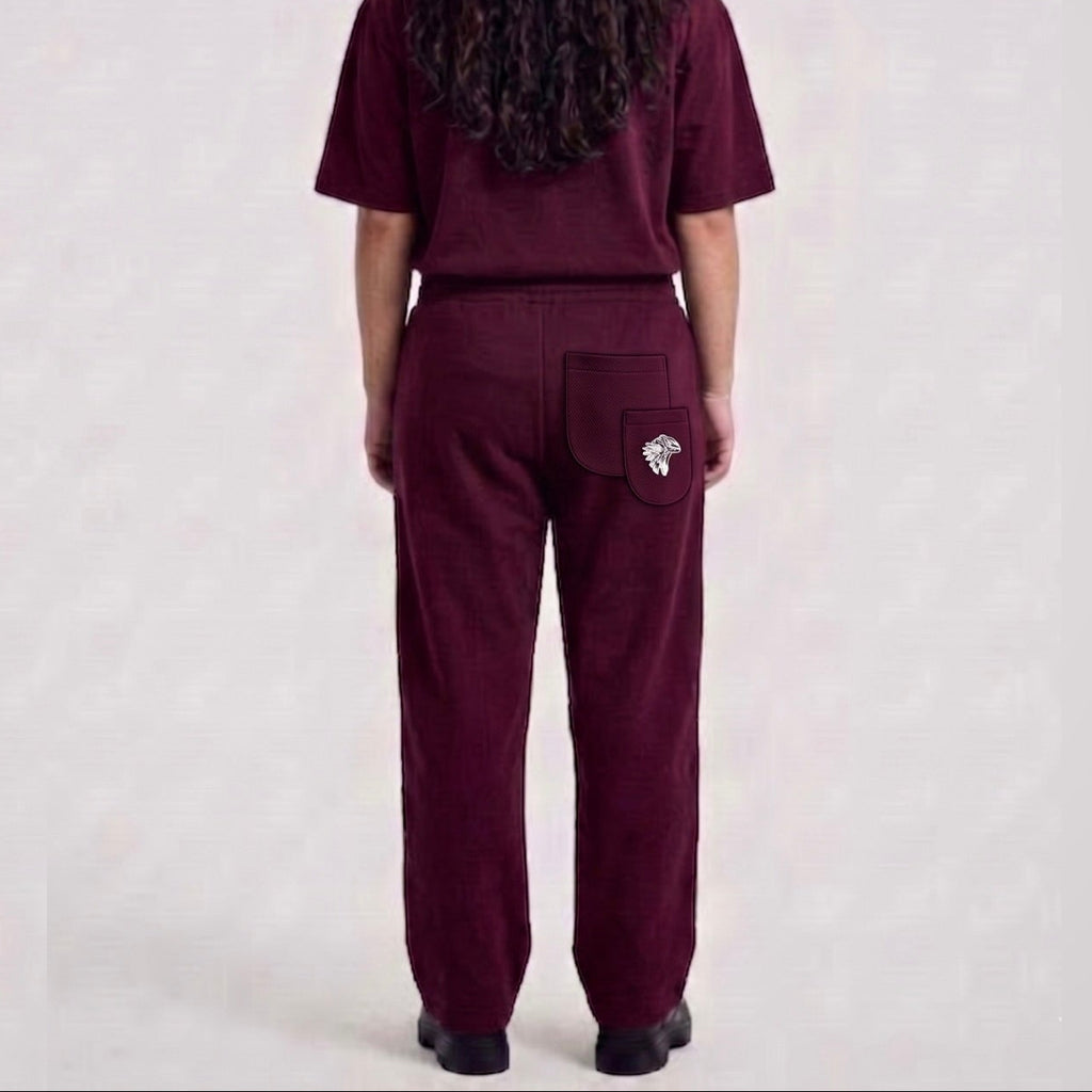 Burgundy Hours Pants